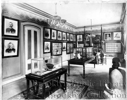 Grant Hall Trophy Room. Photo: Brooklyn Public Library.