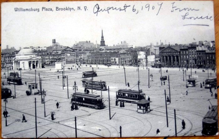 Williamsburg Plaza 1907 -- Brooklyn History