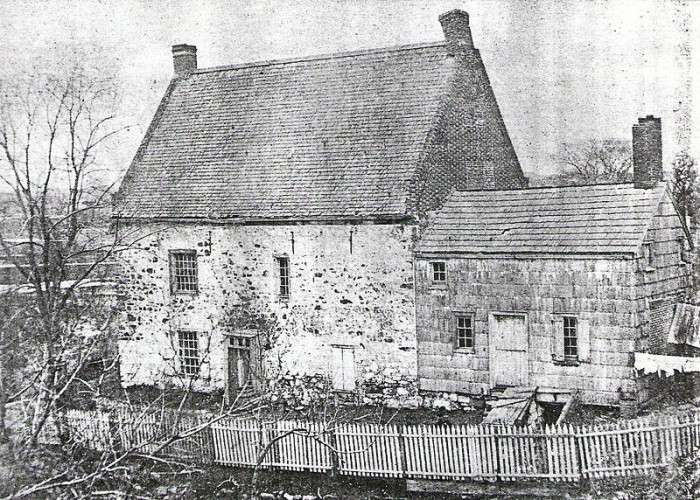 The original Vechte-Cortelyou house. Photo: Brooklyn Historical Society, via Wiki.