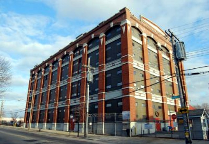 The remaining Beckers plant building, in Canarsie, built in 1917, now in use by National Grid. Photo: colorantshistory.org