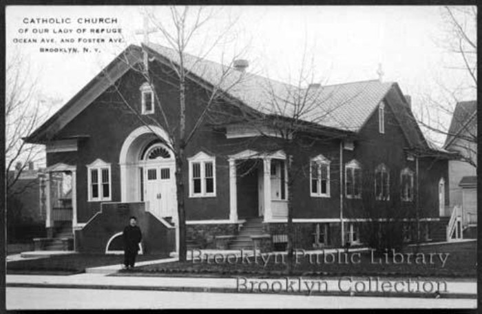First church of Our Lady of Refuge. Photo: Brooklyn Public Library