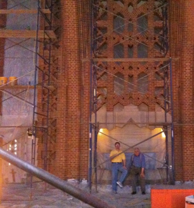 Organ restoration and interior of church. Photo: pipeorgancds.com