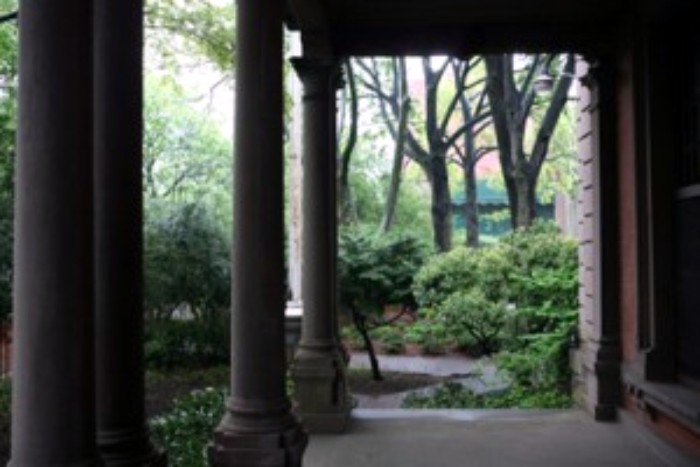 View from porch. Photo: Old House Web