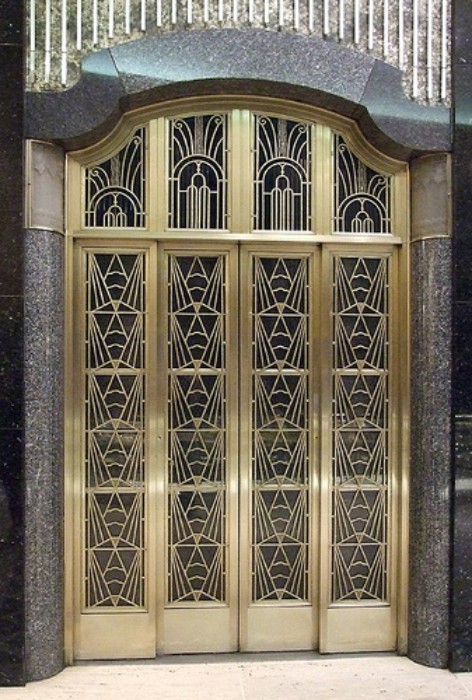 Art Deco elevator doors: dipiyy.com