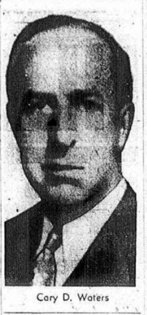 Mr. Cary D. Waters of 1306 Albemarle Rd. 1941. Brooklyn Eagle.