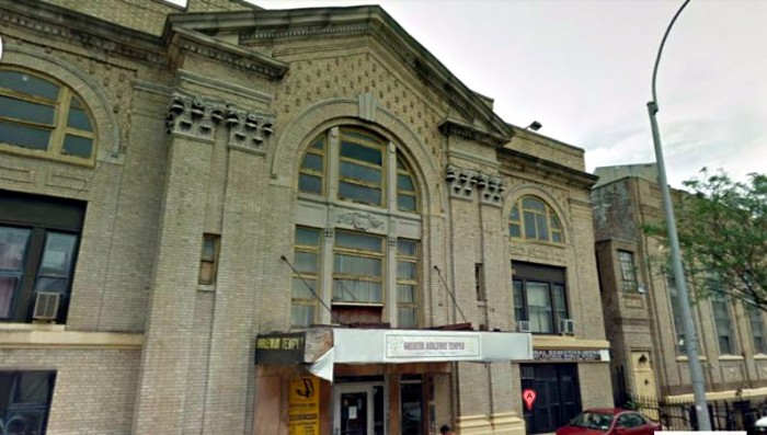 Assembly Hall of former Petach Tikvah. 251 Rochester Ave. Googlemaps.