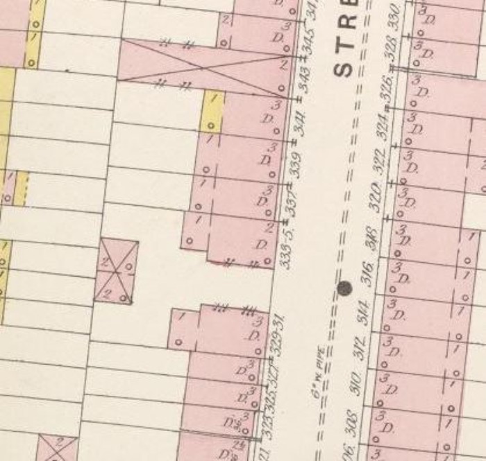 1886 Map. New York Public Library