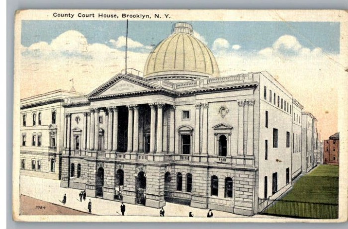 Brooklyn County Courthouse -- Brooklyn History