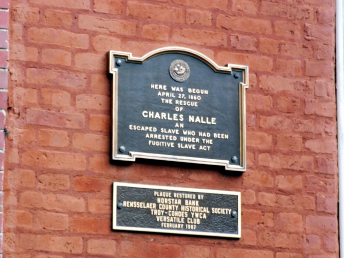Charles Nalle plaque -- Brooklyn History