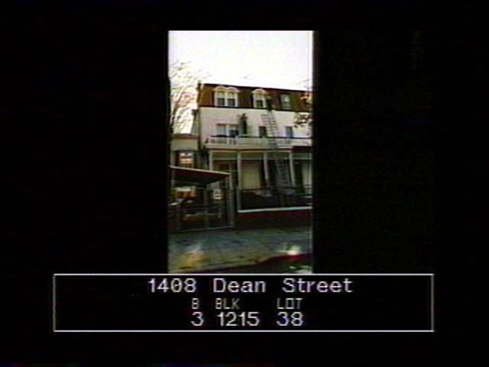 1408 Dean in 1980s tax photo. Municipal Archives