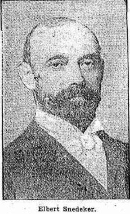Elbert Snedeker, builder and developer. Brooklyn Eagle, 1906