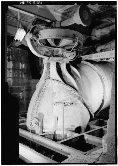 Turbine. Photo: 1969 HAER report, Library of Congress