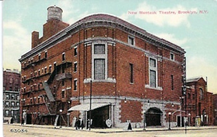 New Montauk Theater. Postcard: Bklynlibrary.org