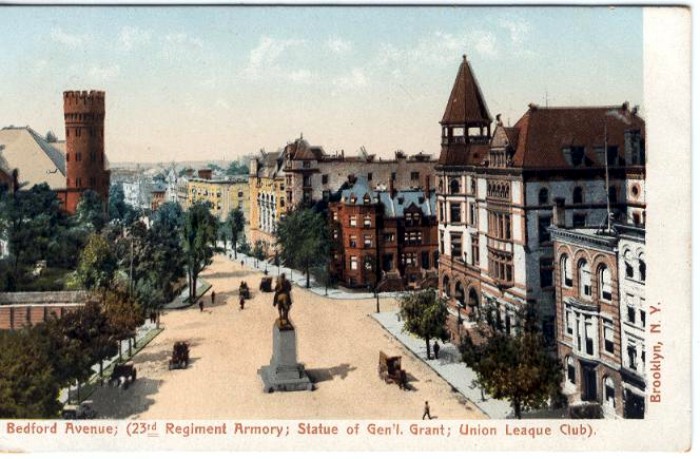 1905 Postcard of Grant Square. Bedford and Rogers, at Dean Street