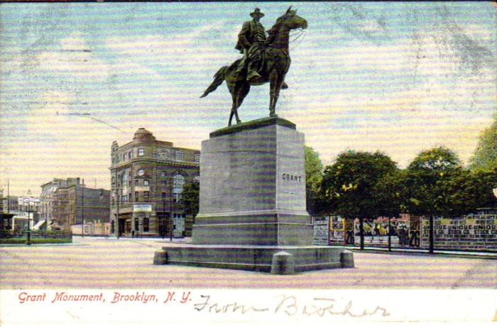Grant Statue -- Brooklyn History