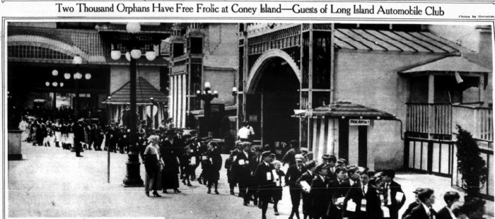 Orphan's Trip to Coney Island -- Brooklyn History