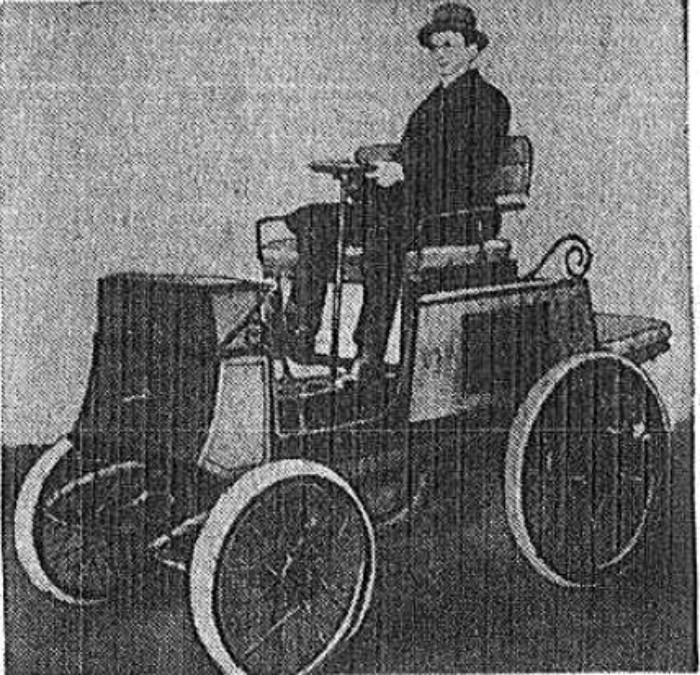 Car made for Lewis Adams, first president of the LIAC, in 1900. Cost: $2,000. Source: Brooklyn Eagle