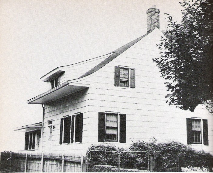 1928 photo, soon after house was moved. Photo: stevemorse.org