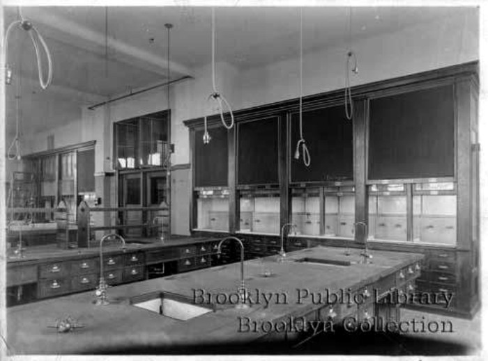 Science Lab. 1929 Photo: Brooklyn Public Library