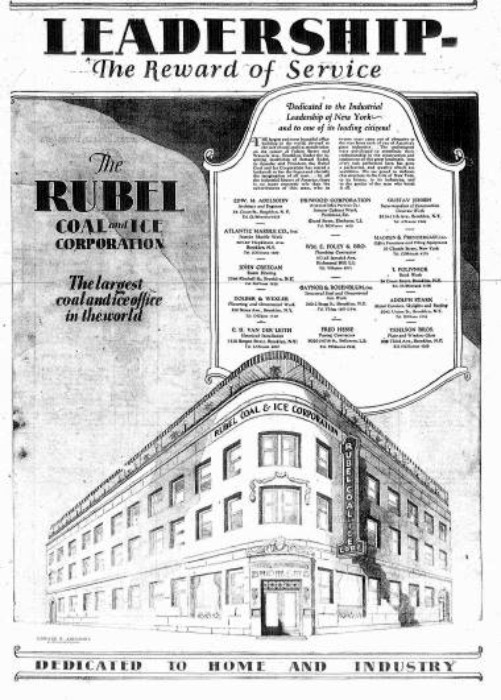 Opening ad, 1928. Brooklyn Eagle