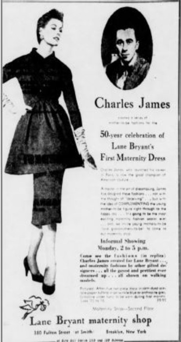 Charles James line for 1954 50th anniversary -- Brooklyn History