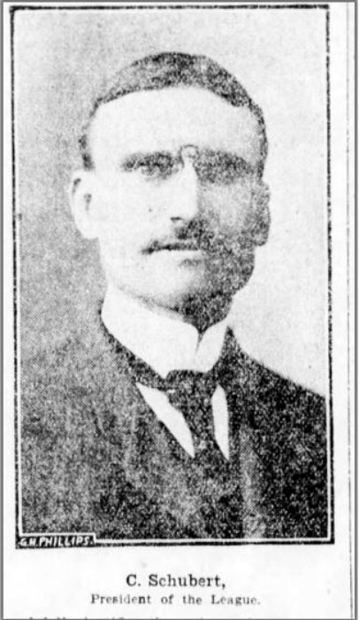 Constantine Schubert, 1903. Photo : Brooklyn Eagle