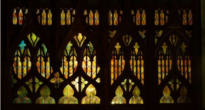 Stained glass screen, Photo: Friends of St. Paul's
