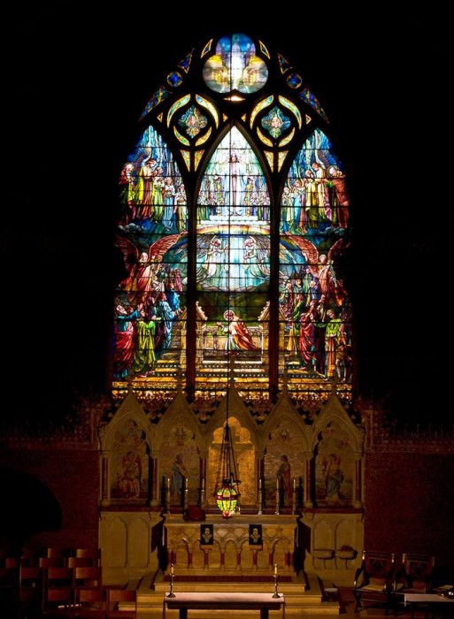 Vision of St. Paul window. Photograph: St. Paul's Facebook page