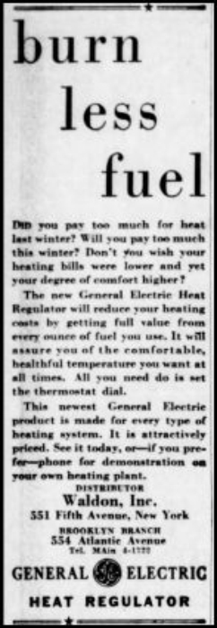Ad: Brooklyn Eagle, 1931