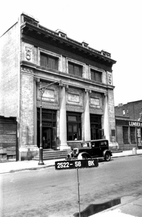 1930s ta photo, when it was still a baths. Brooklynrelics.com