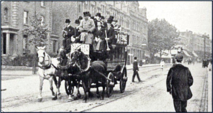 19th century omnibus. Photo: Hofstra.edu