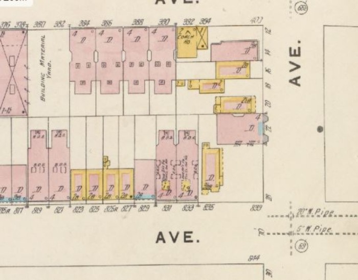 1904 map. House not yet built. New York Public Library