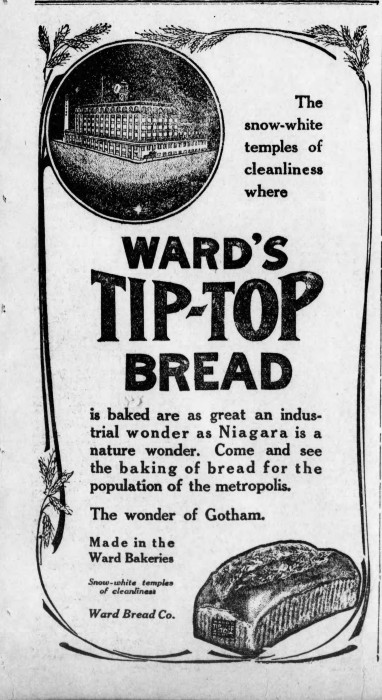 Ward Bakery Company -- Brooklyn History