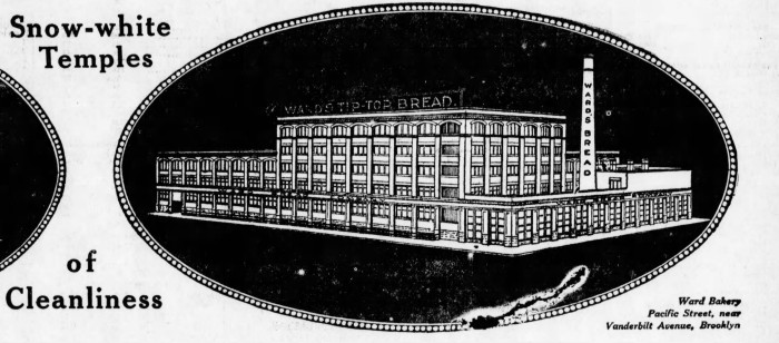 Ward Bakery Company -- Brooklyn History