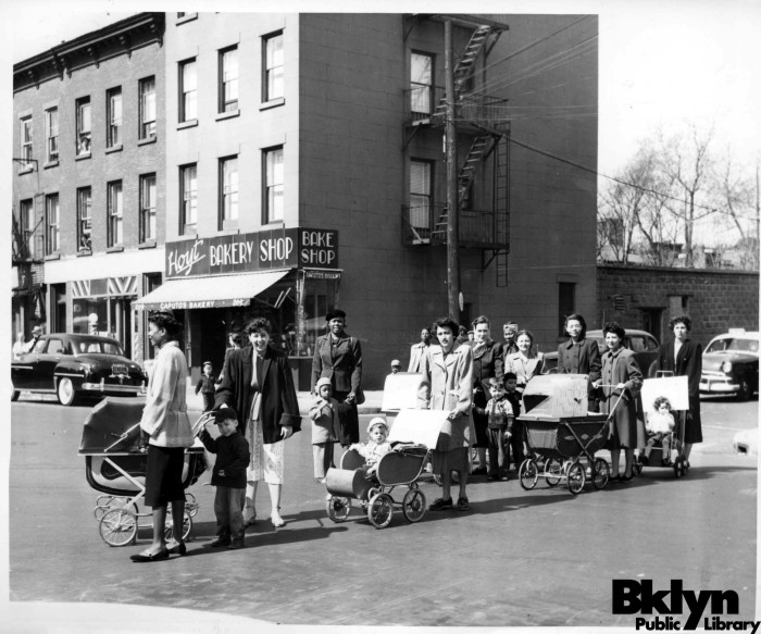 Gowanus Houses Baby Buggy Brigade, 1952 BE 1