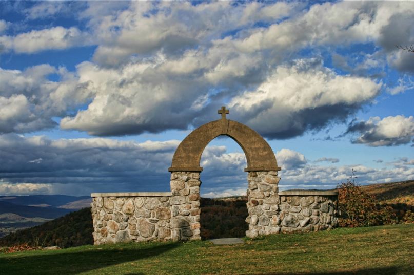 stone church arch by pat peters