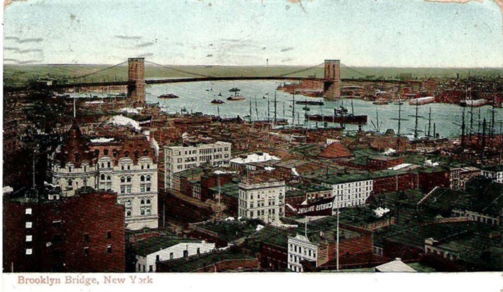 Brooklyn Bridge, 1909 Ebay 1