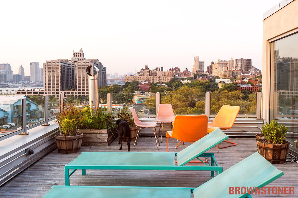 Brooklyn Architect's Waterfront Penthouse on Columbia Street