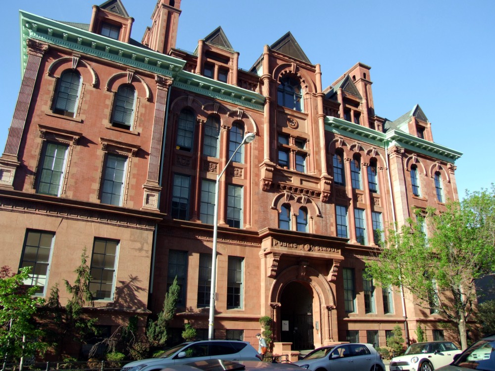 Brooklyn school buildings James W. Naughton