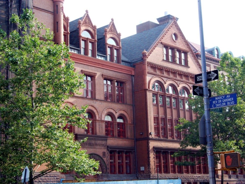 Brooklyn school buildings James W. Naughton