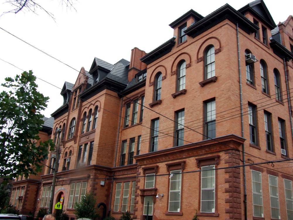 Brooklyn school buildings James W. Naughton