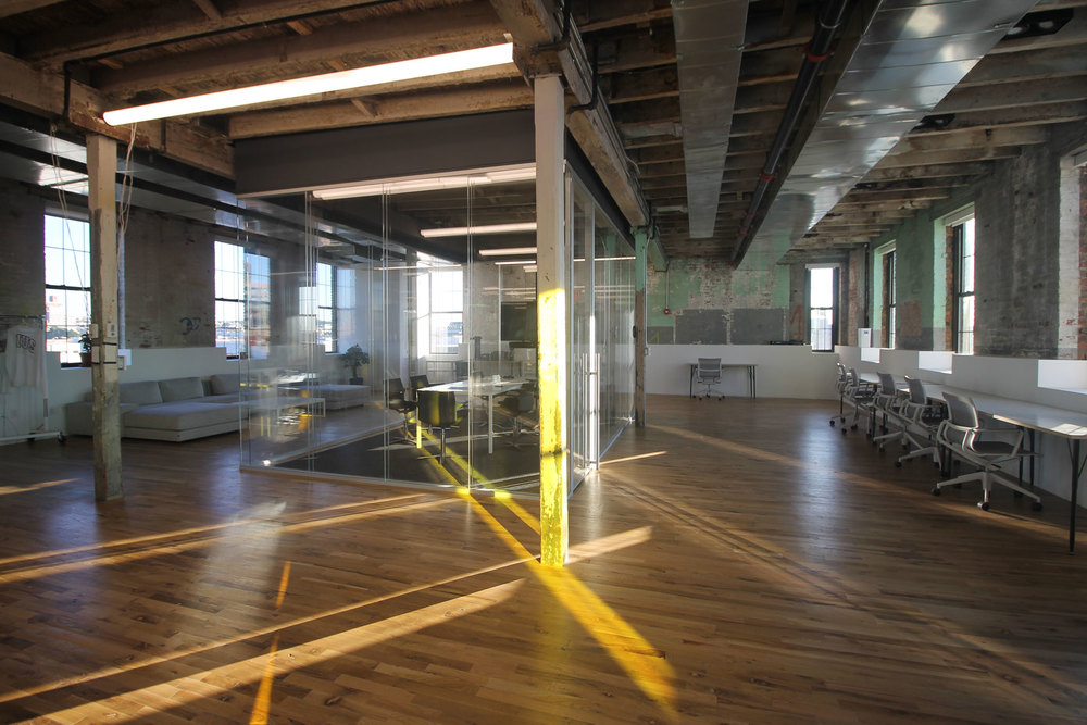 Genius Office Gowanus Dichroic Glass Leeser Architecture Brooklyn