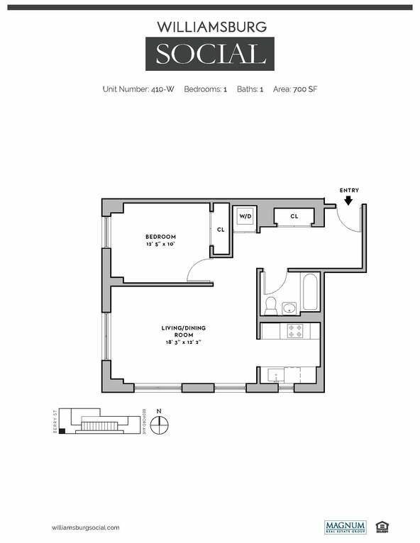 Williamsburg Apartment for Rent -- 250 Bedford Avenue