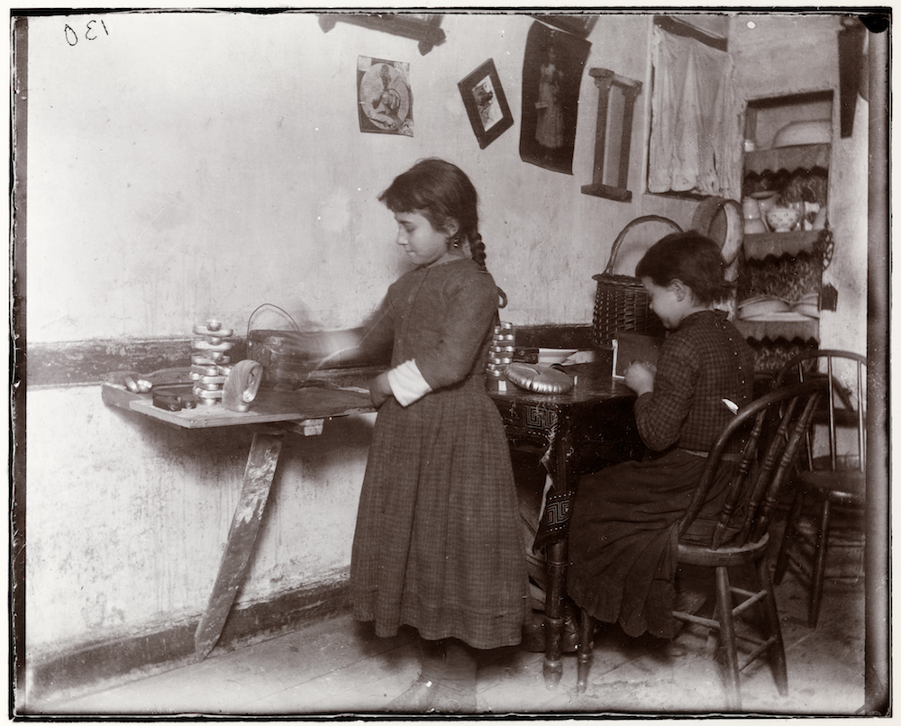 Jacob Riis Little Susie at Her Work