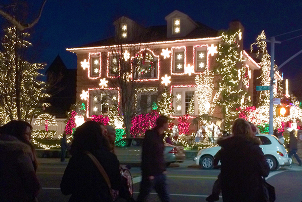 Brooklyn Christmas Lights Photos Bedecked Brownstones