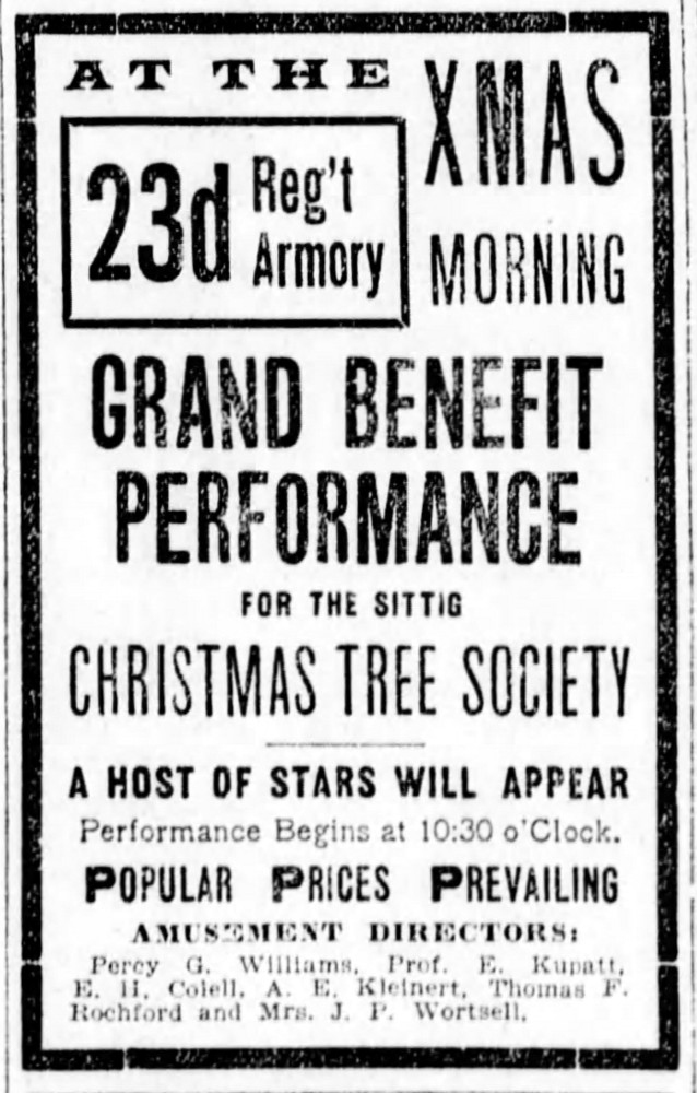 Brooklyn Christmas Tree Society -- Lena Sittig's Legacy