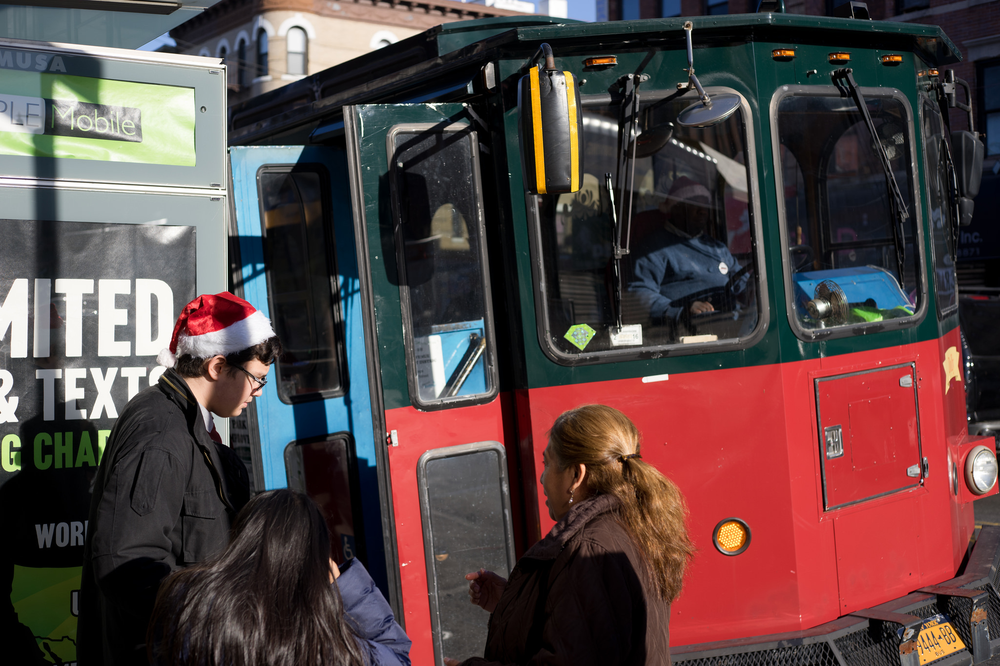 Sunset Park Brooklyn 5th Ave Holiday Trolley