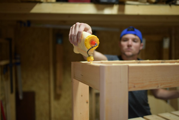 The Home Depot how to build a rolling bar cart