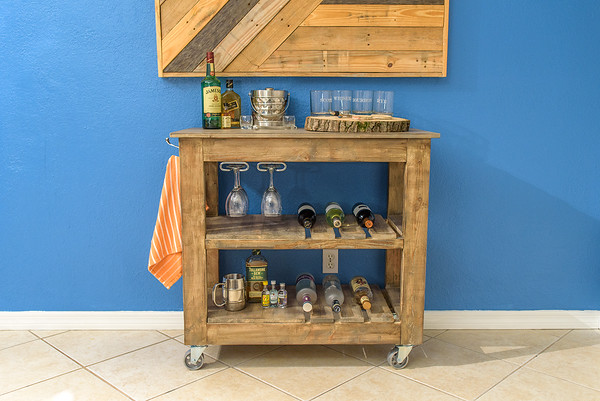 The Home Depot how to build a rolling bar cart
