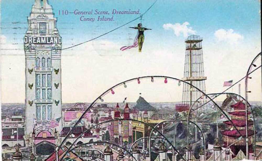 Coney Island Brooklyn History Mystery Flying Man